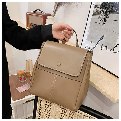 Νέο μοντέλο γυναικείο δερμάτινο σακίδιο πλάτης με ιμάντες ώμου