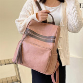 Γυναικείο casual σακίδιο από μαλακό δέρμα