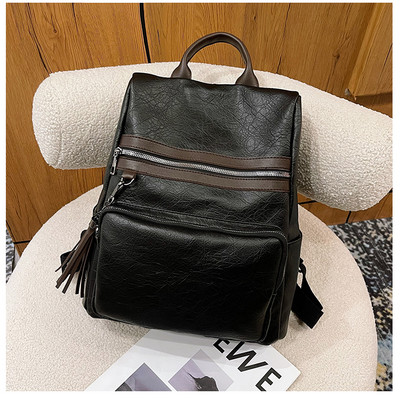 Γυναικείο casual σακίδιο από μαλακό δέρμα