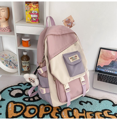 Laisvalaikio rankinė su raktų pakabuku - kelių spalvų