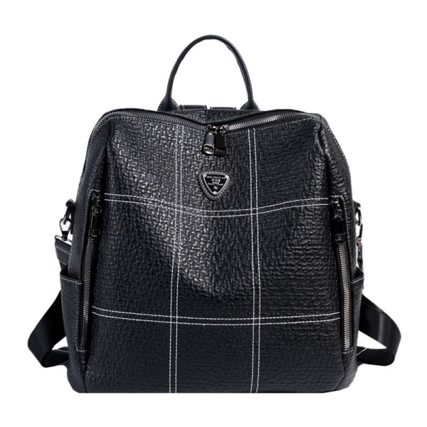 Moteriška kuprinė - universali kasdieninė juodos spalvos