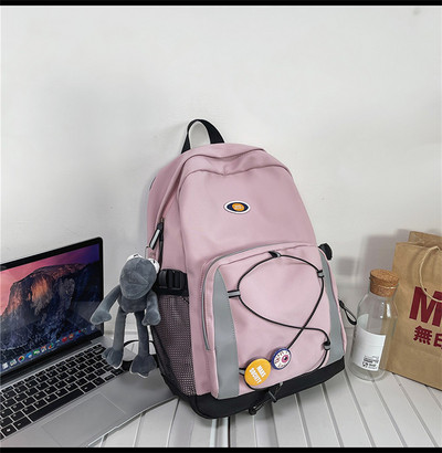 Moteriška kasdieninė sportinė kuprinė su raktų pakabuku