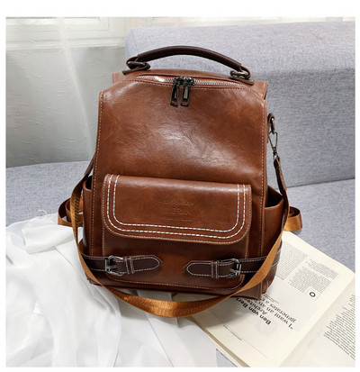 Γυναικείο σακίδιο πλάτης - casual ρετρό