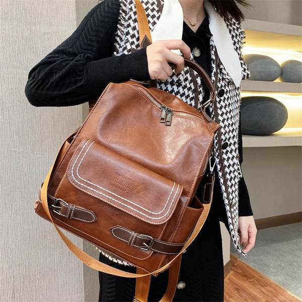 Γυναικείο σακίδιο πλάτης - casual ρετρό