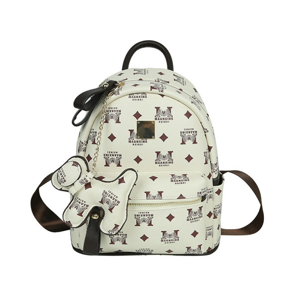 Νέο μοντέλο γυναικείο σακίδιο πλάτης με μπρελόκ