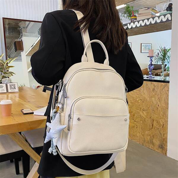 Γυναικείο σακίδιο πλάτης με κλειδοθήκη καθαρό σχέδιο