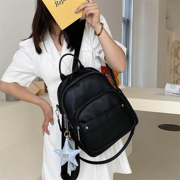 Γυναικείο σακίδιο πλάτης με κλειδοθήκη καθαρό σχέδιο