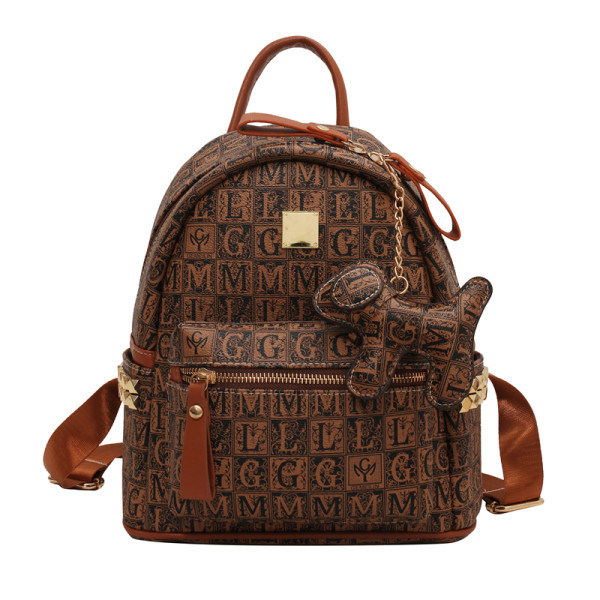 Νέο μοντέλο σακίδιο πλάτης για καθημερινή χρήση με μπρελόκ και φερμουάρ