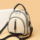 Nauja laisvalaikio moteriška kuprinė su užtrauktuku