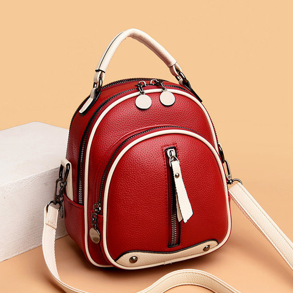 Nauja laisvalaikio moteriška kuprinė su užtrauktuku