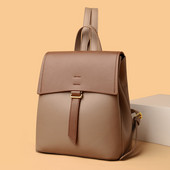 Καθαρό μοντέλο τετράγωνο σακίδιο από οικολογικό δέρμα με μεταλλικό κούμπωμα