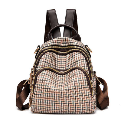 Moteriška kuprinė - maža su užtrauktuku