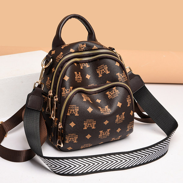 Moteriška kuprinė - maža su užtrauktuku