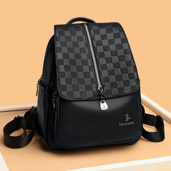 Γυναικεία σακίδια πλάτης με φερμουάρ σε τρία χρώματα