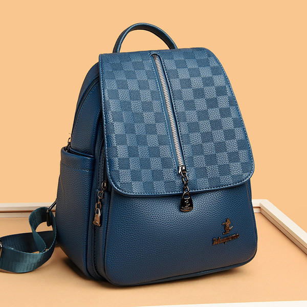 Γυναικεία σακίδια πλάτης με φερμουάρ σε τρία χρώματα