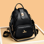 Modern hétköznapi hátizsák arany díszítőelemmel