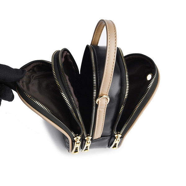 Νέο μοντέλο γυναικείο σακίδιο πλάτης από οικολογικό δέρμα με μεταλλική διακόσμηση