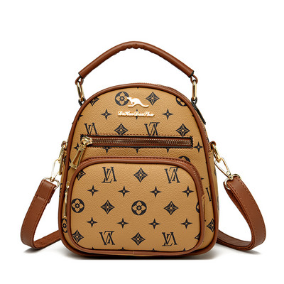 Naiste vabaaja dekoratiivelementidega ökonahast seljakott