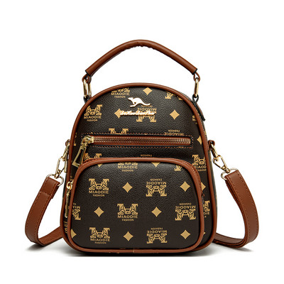 Naiste vabaaja dekoratiivelementidega ökonahast seljakott