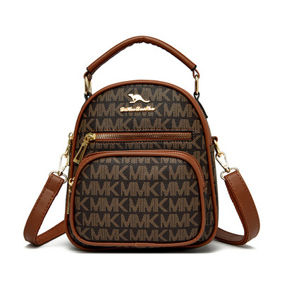 Naiste vabaaja dekoratiivelementidega ökonahast seljakott