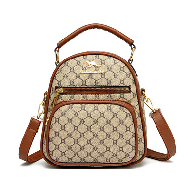 Naiste vabaaja dekoratiivelementidega ökonahast seljakott