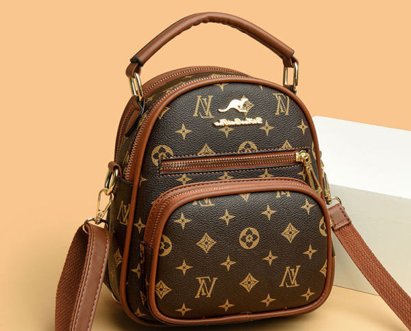 Naiste vabaaja dekoratiivelementidega ökonahast seljakott