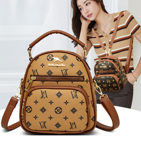 Naiste vabaaja dekoratiivelementidega ökonahast seljakott