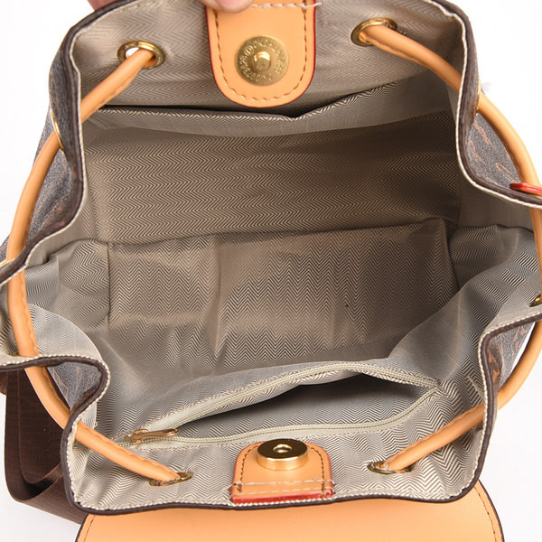 Γυναικείο οικολογικό δερμάτινο σακίδιο πλάτης casual με πόρπη και μπρελόκ Smile