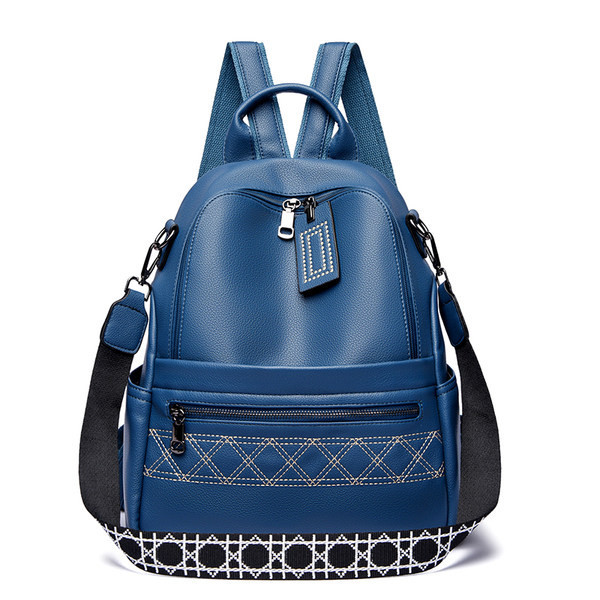 Įprasta moteriška geometrinių formų kuprinė