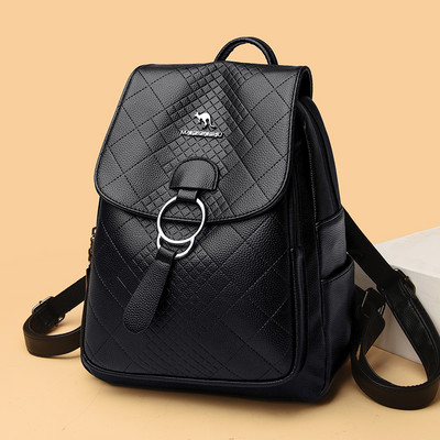 Moderni moteriška kuprinė su keliais skyreliais