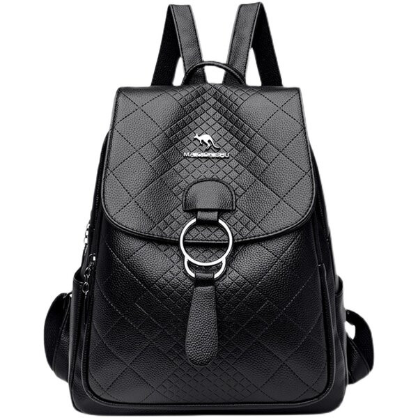 Moderni moteriška kuprinė su keliais skyreliais