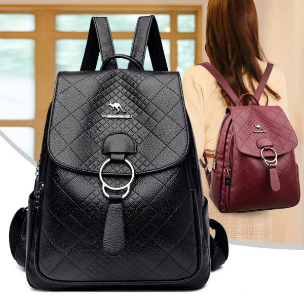 Moderni moteriška kuprinė su keliais skyreliais