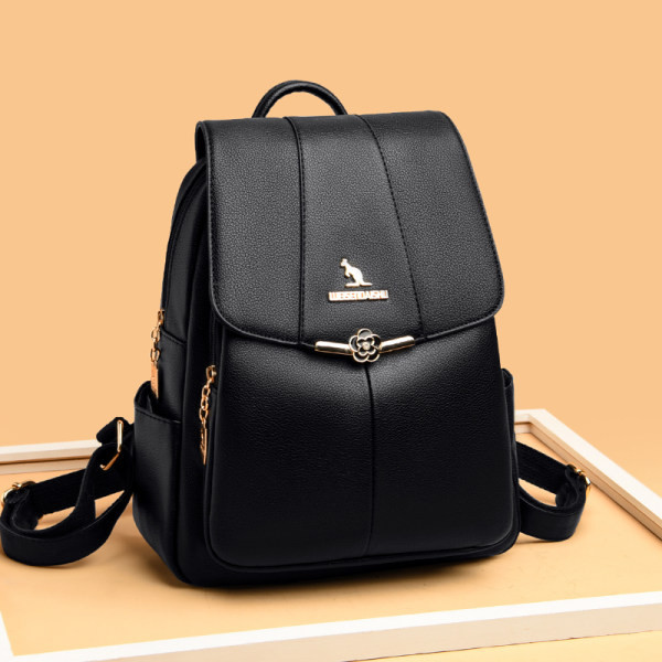 Γυναικείο δερμάτινο σακίδιο πλάτης σε τρία χρώματα