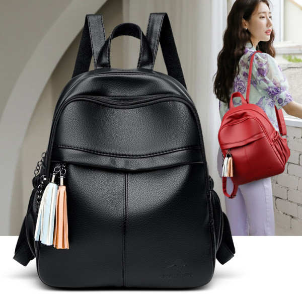 Moteriška kuprinė - naujas švarus modelis su užtrauktuku