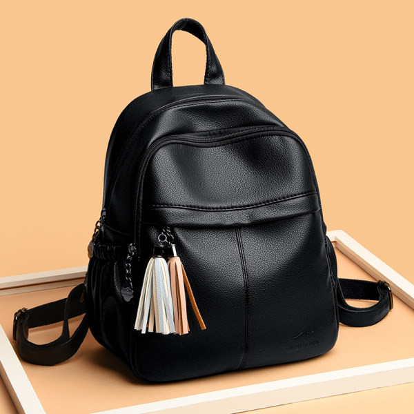 Moteriška kuprinė - naujas švarus modelis su užtrauktuku