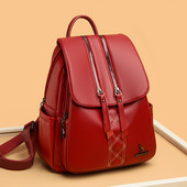 Naiste vabaaja lukuga ja õmblusega seljakott