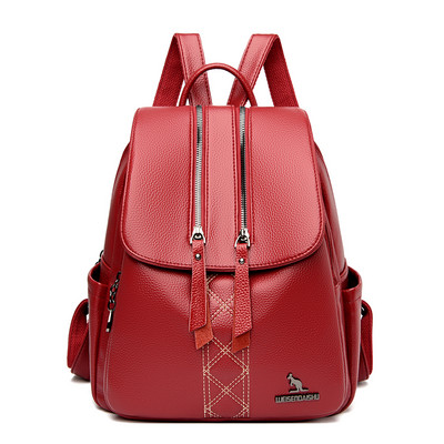 Naiste vabaaja lukuga ja õmblusega seljakott