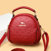 Moteriškas eko odos mini krepšys su metalo apdaila