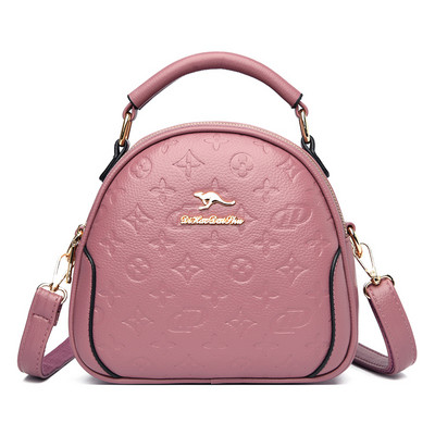 Moteriškas eko odos mini krepšys su metalo apdaila