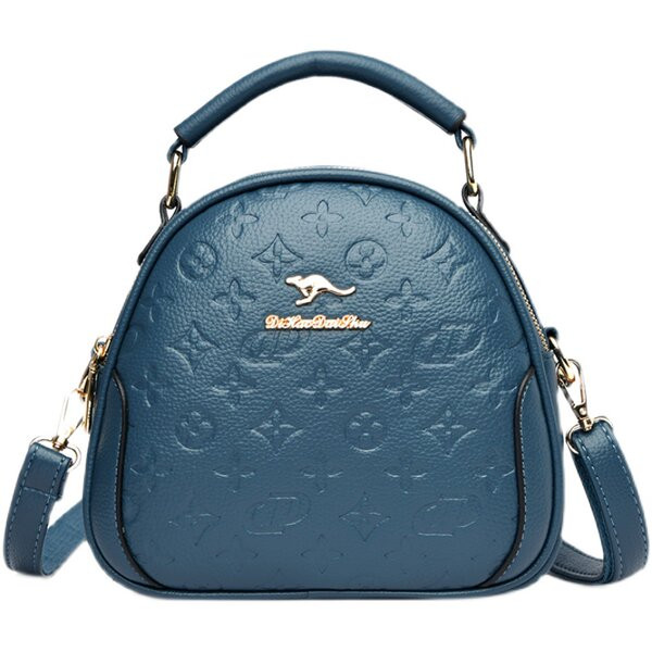 Moteriškas eko odos mini krepšys su metalo apdaila