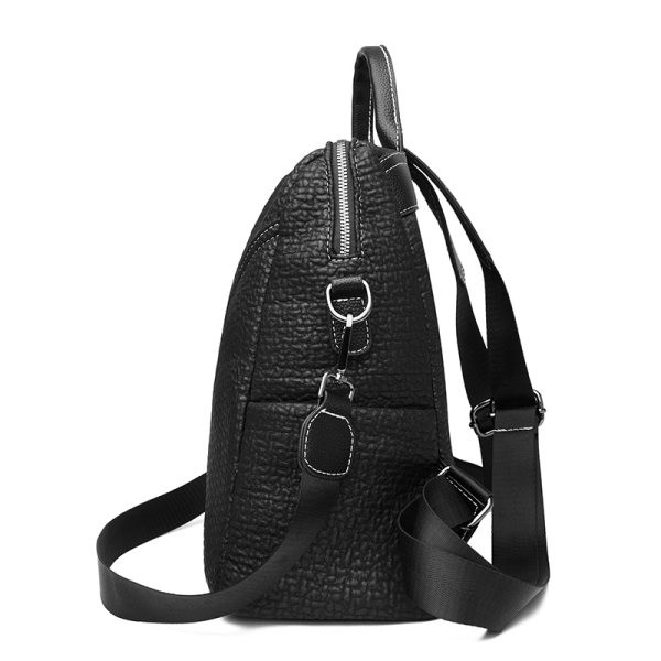 Γυναικείο σακίδιο πλάτης - καθημερινό σε μαύρο χρώμα