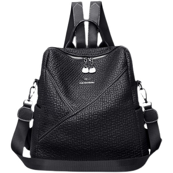 Γυναικείο σακίδιο πλάτης - καθημερινό σε μαύρο χρώμα