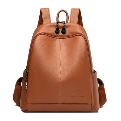 Švarus moteriškos kasdieninės kuprinės modelis