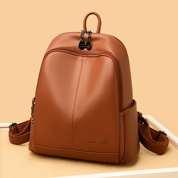 Švarus moteriškos kasdieninės kuprinės modelis