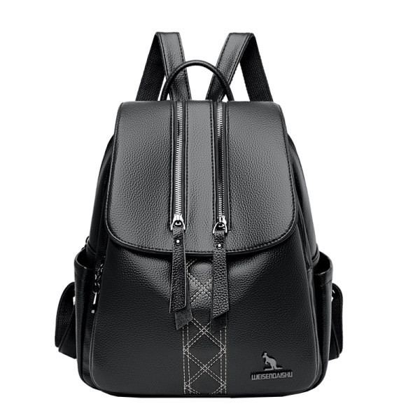 Švarus moteriškos kasdieninės kuprinės modelis