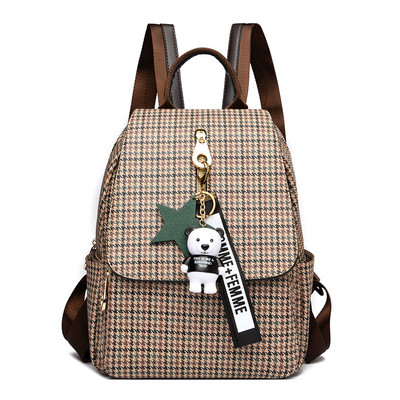 Naiste ökonahast seljakott võtmehoidja kaunistusega