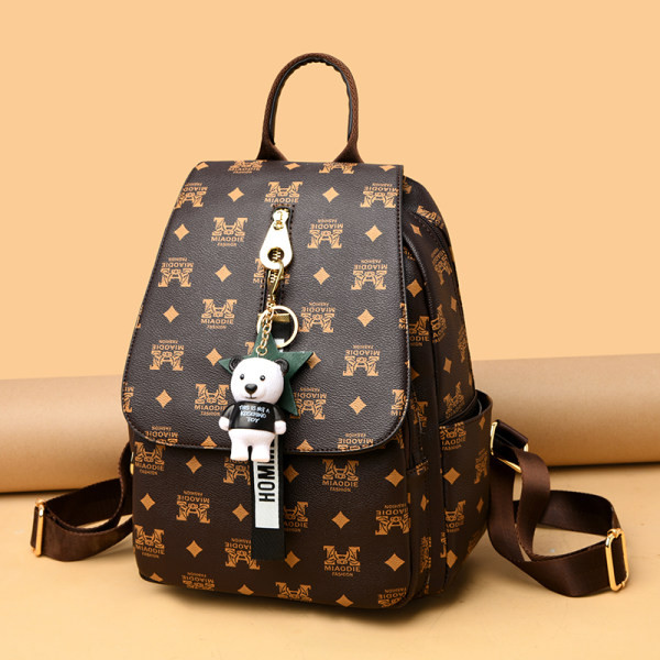 Naiste ökonahast seljakott võtmehoidja kaunistusega