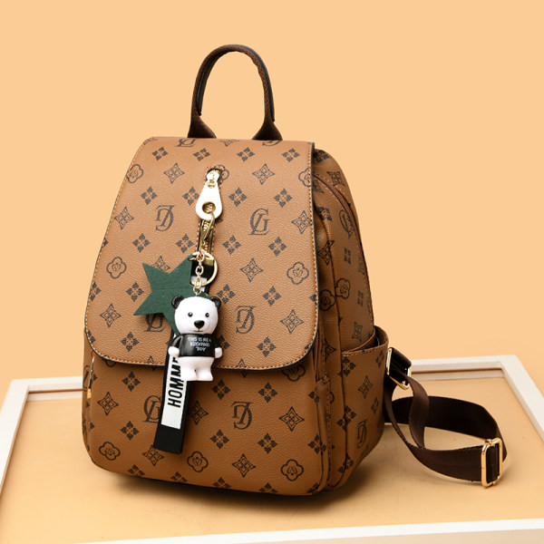 Naiste ökonahast seljakott võtmehoidja kaunistusega