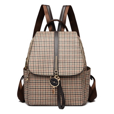 Moderan ženski ruksak od eko kože sa dodatkom