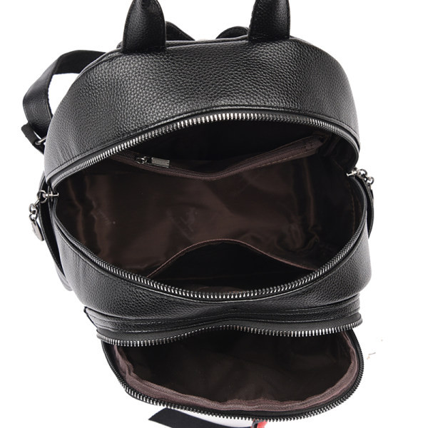 Νέο μοντέλο γυναικείο δερμάτινο σακίδιο πλάτης με πολλές θήκες